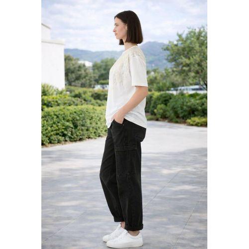 ALEXANDERGARDI Baskılı Bisiklet Yaka T-shirt