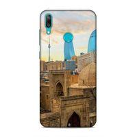 Huawei Y7 2019 Uyumlu Kılıf Azarbaijan (11) Tam Koruma Ateş Kuleleri