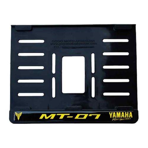 YAMAHA Yamaha Mt-07 Uyumlu 3 Plastik (15X24 Cm) Kırılmaz Plakalık