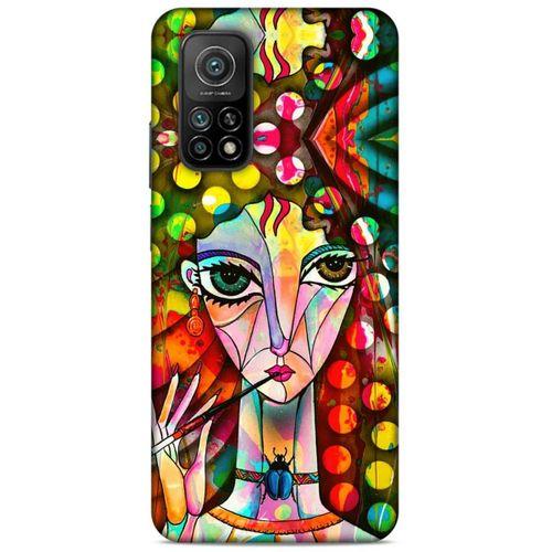 Lopard Xiaomi Mi 10T 5G Uyumlu Kılıf Sürreal Yüzler ♀ (3) Kapak Baskılı