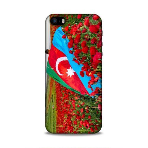 Apple Iphone 5S Uyumlu Kılıf Azarbaijan (8) Baskılı Kılıf Azərbaycan Lale