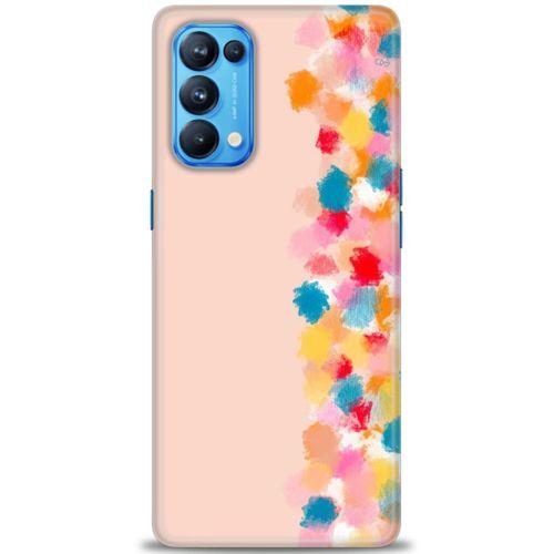 Oppo Reno 5 Pro Kılıf HD Baskılı Kılıf - Parça Tuval + Tam Ekran Koruyucu