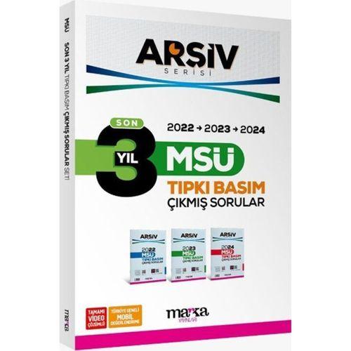 MSÜ Son 3 Yıl ARŞİV Serisi Tıpkı Basım Fasikül Fasikül Çıkmış Sorular Marka Yayınları