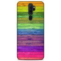 Lopard Oppo A9 2020 Uyumlu Kılıf Wood'X (26) Tpu Silikon Kılıf Desenli