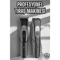Saç Sakal Vücut Şarjlı Kablosuz Tıraş Makinesi Profesyonel Paslanmaz Çelik