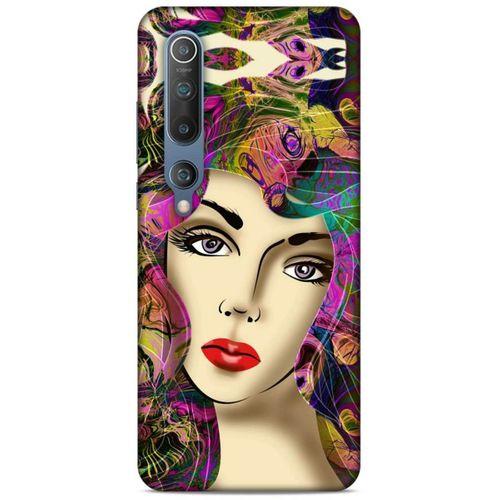 Lopard Xiaomi Mi 10 Uyumlu Kılıf Sürreal Yüzler ♀ (17) Tasarım Kılıf Baskılı