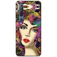 Lopard Xiaomi Mi 10 Uyumlu Kılıf Sürreal Yüzler ♀ (17) Tasarım Kılıf Baskılı