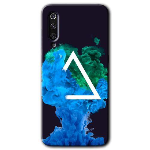 Xiaomi Mi 9 Kılıf HD Desen Baskılı Arka Kapak - İnk Clot + Kırılmaz Cam