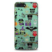 Baykuşlar (38) Desenli Silikon Kapak Telefon Kabı Apple Iphone 8 Plus Kılıf