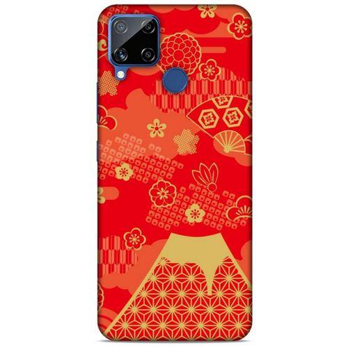 Oppo Realme C15 Kılıf Japonya (3) Kapak Fuji Dağı