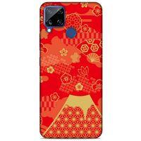 Oppo Realme C15 Kılıf Japonya (3) Kapak Fuji Dağı