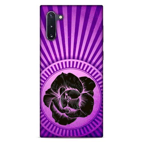 Lopard Samsung Galaxy Note 10 Uyumlu Kılıf Tattoo's (35) Fit Design Kılıf Gül Dövmesi