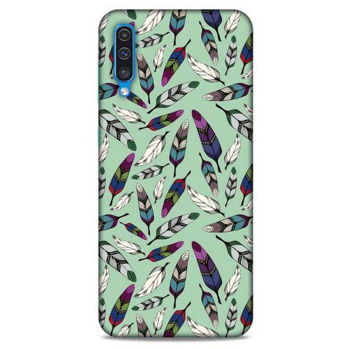 Samsung Galaxy A50 Kılıf Desenli Özel Seri Tüyler (14) Lansman Kılıf