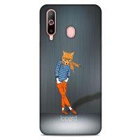 Samsung Galaxy A60 Kılıf FunnyMaX (48) Bumper Kılıf Turuncu Tilki