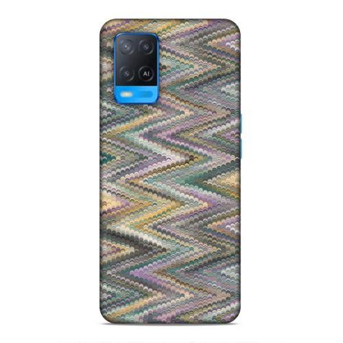 Oppo A54 4G Uyumlu Kılıf Romans (47) Crystal Flex Kılıf Zig Zag
