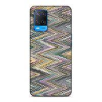 Oppo A54 4G Uyumlu Kılıf Romans (47) Crystal Flex Kılıf Zig Zag