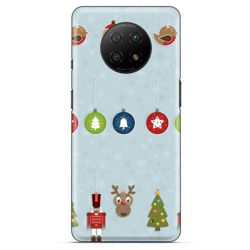 Xiaomi Redmi Note 9T Kılıf Yılbaşı Süsleri (50) Shockproof Kılıf