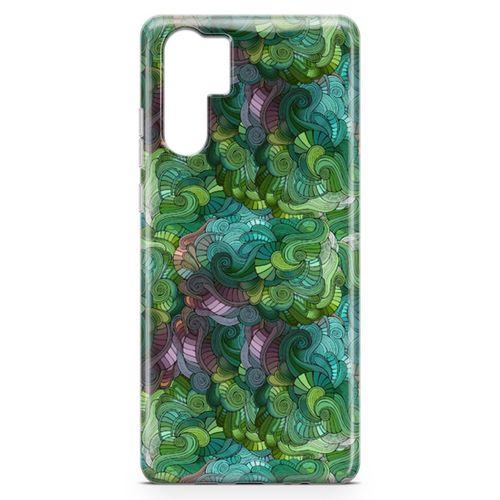 Huawei P30 Pro Kılıf Sarmal Girdap Arka Kapak Koruma Desenli Full Koruyucu