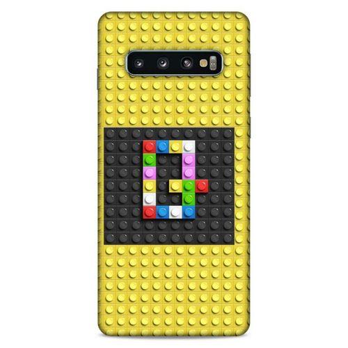 Lopard Samsung Galaxy S10 Uyumlu Kılıf BloX (38) Neo Hybrid Kılıf Q Harfi