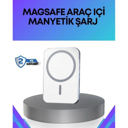 360° Döner Başlıklı Magsafe Araç Telefon Tutucu Hızlı Şarjlı