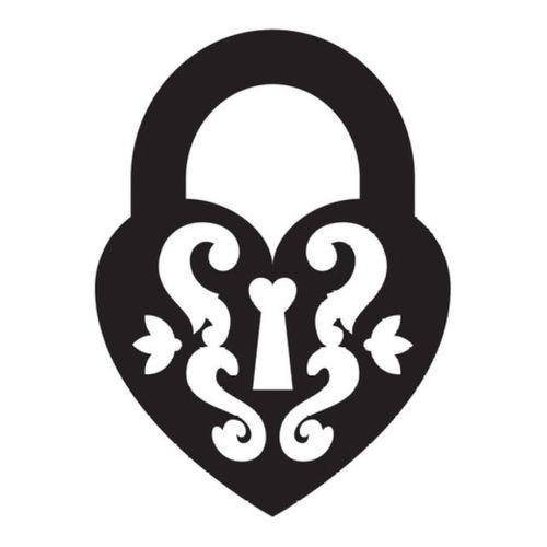 Tarihi Asma Kilit Model 2 Oto Sticker 20 x 28 Cm Aracınıza Yeni Bir Tarz Katın