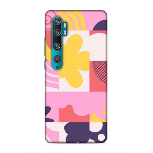 Xiaomi Mi Note 10 Pro Uyumlu Kılıf Insomnia (22) Tam Koruma Kılıfı Pembe Sarı