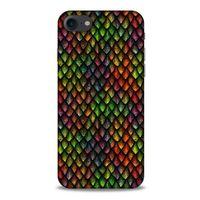 Apple Iphone 8 Kılıf Dragons (6) Silikon Kılıf Ejderha Skin Çok Renkli