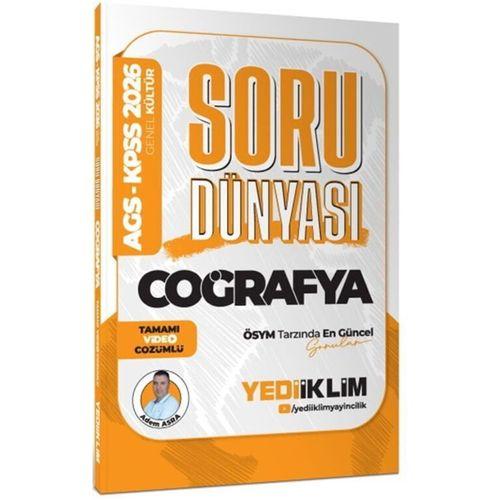 2026 KPSS AGS Coğrafya Tamamı Video Çözümlü Soru Dünyası Yediiklim Yayınları