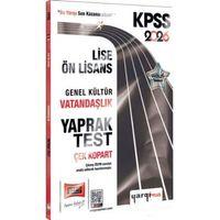 2026 KPSS Lise Ön Lisans Genel Kültür Vatandaşlık Çek Kopart Yaprak Test Yargı Yayınları
