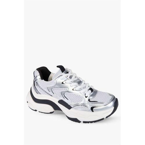 Hammer Jack Padilla Kadın Gümüş Siyah Spor Ayakkabı