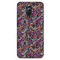 Retro (2) Desen Kabı Renkli Huawei Mate 20 Lite Kılıf