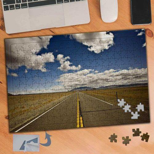 Uzun Yol Ve Berrak Gökyüzü 240 Parça Puzzle Yapboz Tablo-154
