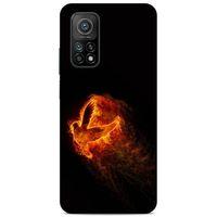 Lopard Xiaomi Mi 10T 5G Uyumlu Kılıf FireX (30) Silicone Case Ateş Kartal