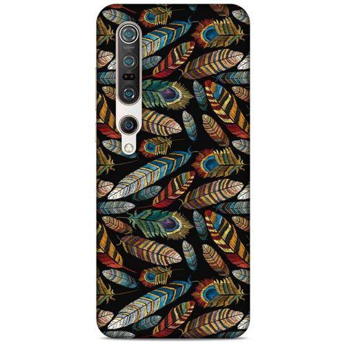 Xiaomi Mi 10 Pro Kılıf Desenli Özel Seri Tüyler (28) Arka Kapak