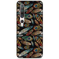 Xiaomi Mi 10 Pro Kılıf Desenli Özel Seri Tüyler (28) Arka Kapak