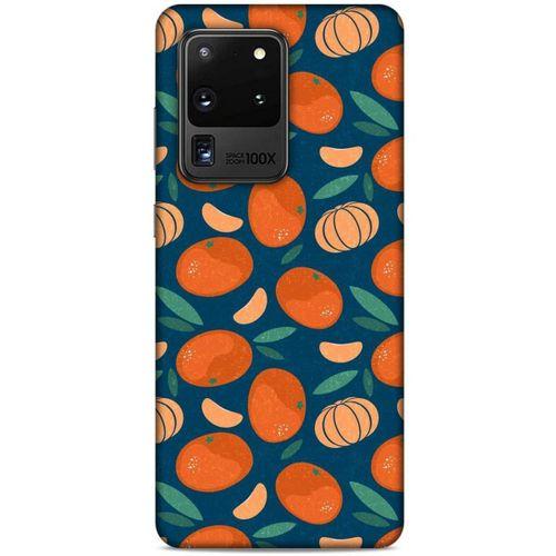 Frutix Mandalina 01 Samsung Galaxy S20 Ultra Kılıf Desenli Silikon