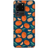 Frutix Mandalina 01 Samsung Galaxy S20 Ultra Kılıf Desenli Silikon