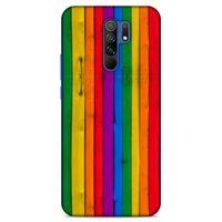 Lopard Xiaomi Redmi 9 Uyumlu Kılıf Wood'X (24) Darbe Emici Kılıf Desenli