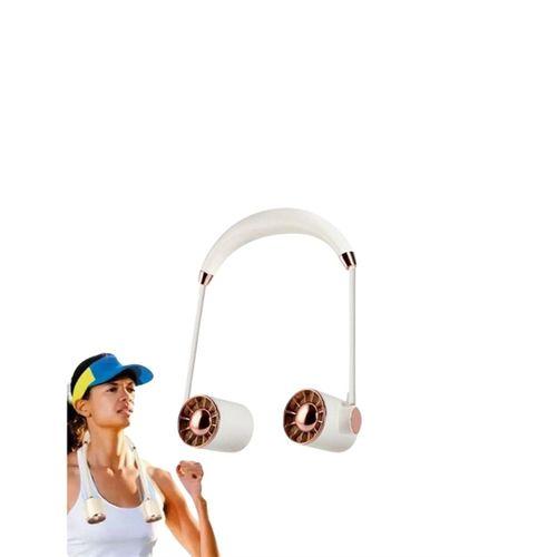 Asılabilir Mini Boyun Fanı | 1000mah Şarjlı, Turbo Güçlü Rüzgar