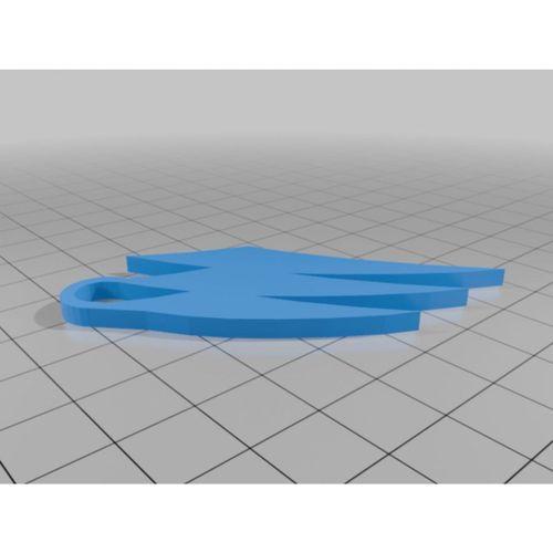 Power Rangers Jungle Fury Amblem – 3D Baskı Dekoratif Parça