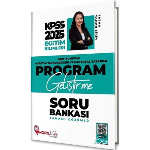 2025 KPSS Eğitim Bilimleri Program Geliştirme Soru Bankası Hoca Kafası
