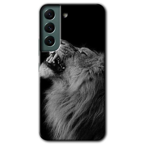 Samsung Galaxy S22 Kılıf HD Desen Baskılı Arka Kapak - Lion