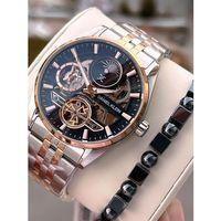 Daniel Klein Otomatik Erkek Kol Saati 30 Metre Suya Dayanıklı Çelik Kordon + Bileklik Hediyeli VS.BLKT.0691