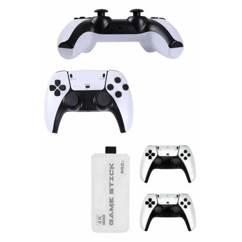 4k Hd Görüntü Kaliteli Retro Game Stick 20000 Oyunlu Çift Kollu Beyaz Game Stick