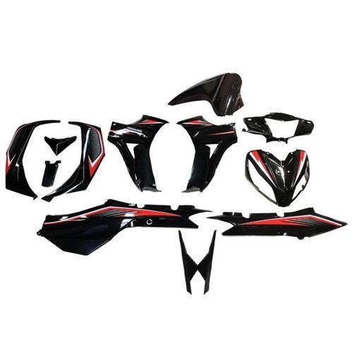 KUBA Kuba Cub Ege Kaporta Seti Siyah 13 Parça (Ege 50 Yazılı)