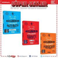 Ankara Yayıncılık 8.Sınıf Matematik Türkçe ve Paragraf Soru Bankası Seti 3 Kitap