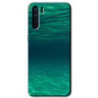 OPPO Oppo A91 Kılıf HD Desen Baskılı Arka Kapak - Derin Deniz