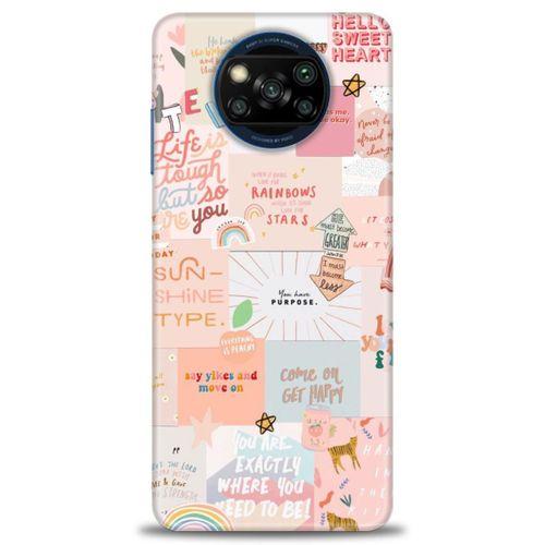 Xiaomi Poco X3 Pro Kılıf HD Baskılı Kılıf - Hello Sweat + Tam Ekran Koruyucu