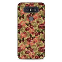 LG K41S - K51S Kılıf Kelebek Etkisi (39) Liquid Crystal Kılıf Turuncu Yeşil