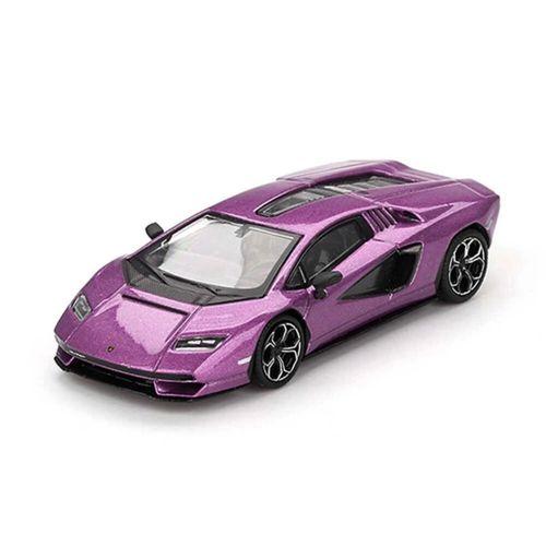 Eğitici Çocuk Mini GT 1/64 Lamborghini Countach LPI 800-4 Viola 30th - Blister Paket